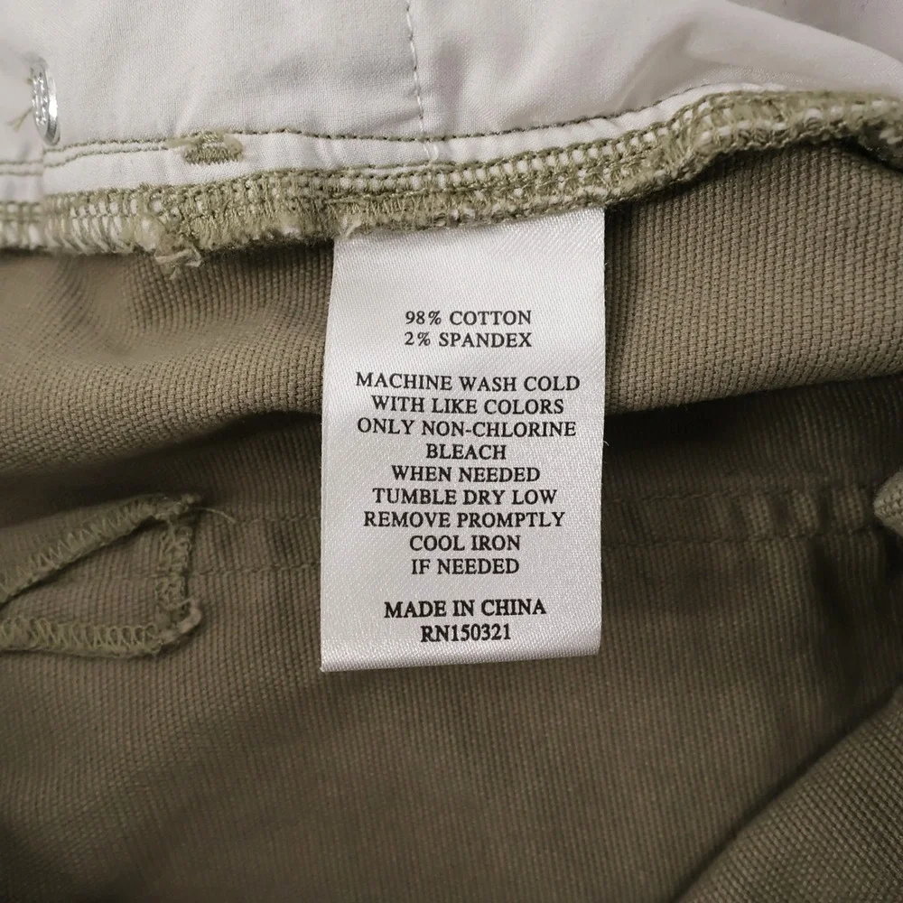 GenTeal Canvas 5-Pocket Pants Khaki Mens 38x32 (measures ~ 30